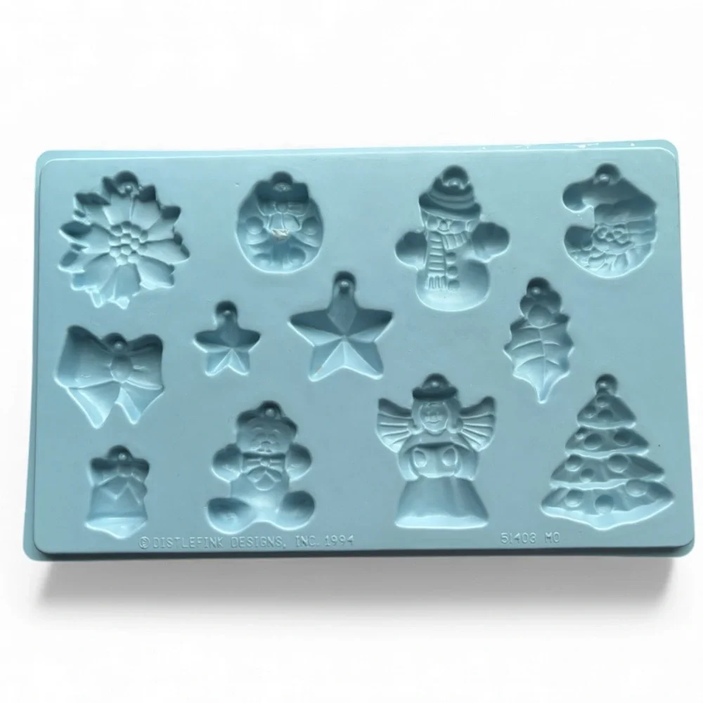 Vintage Candy Mold RARE Christmas Holiday Distlefink Designs 1994 51403 MO